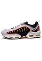 Tenis Lifestyle Blanco-Negro-Amarillo-Coral Nike Air Max Tailwind IV de Nike