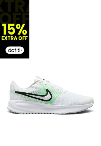 Tenis Nike Run Defy Hombre-Blanco/Verde Nike