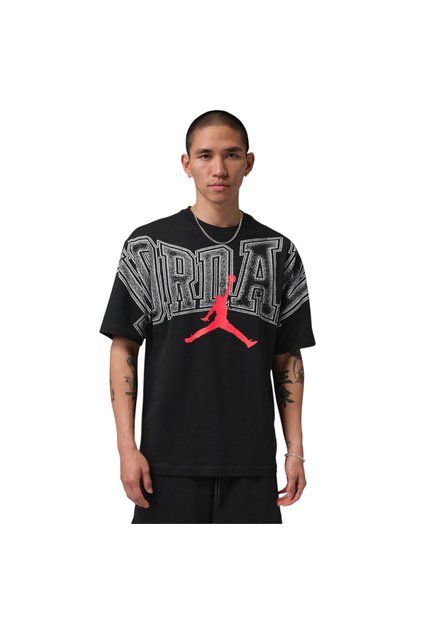 Camiseta Nike Jordan Graphic Hombre-Negro