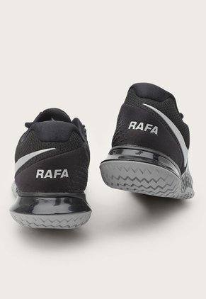 Tenis para Tennis Negro-Blanco-Gris Nike Court Zoom Vapor Cage 4 Rafa