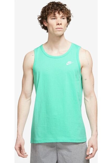 Esqueleto Hombre Nike Club - Tank Verde
