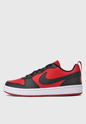 Tenis Lifestyle Rojo-Negro-Blanco NIKE Court Borough Low Recraft