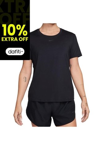 Camiseta Nike Uno Clásico Mujer-Negro Nike