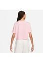 Camiseta Mujer Nike Tee Essential Crop Icon Futura - Rosa de Nike