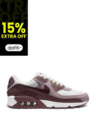 Tenis Nike Wmns Air Max 90 Se Mujer-Blanco/Vino Tinto Nike