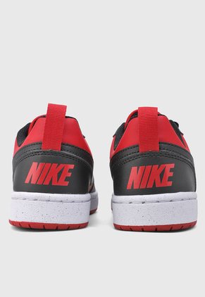 Tenis Lifestyle Rojo-Negro-Blanco NIKE Court Borough Low Recraft