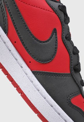 Tenis Lifestyle Rojo-Negro-Blanco NIKE Court Borough Low Recraft