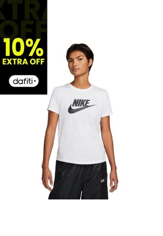 Camiseta Nike Sportswear Essentials Mujer-Blanco Nike