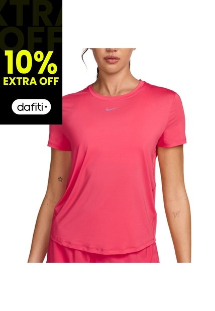 Camiseta Nike Uno Clásico Mujer-Rosa