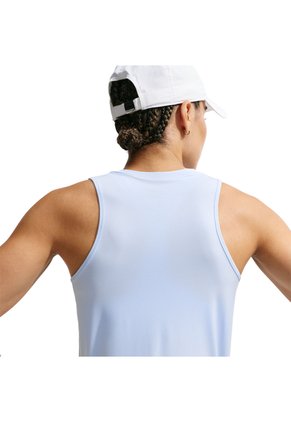 Camiseta Sin Mangas Nike One Classic Mujer-Azul