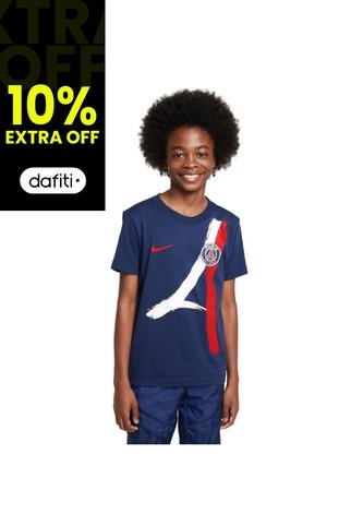 Camiseta Nike París Saint-Germain Visita Niño-Azul Nike