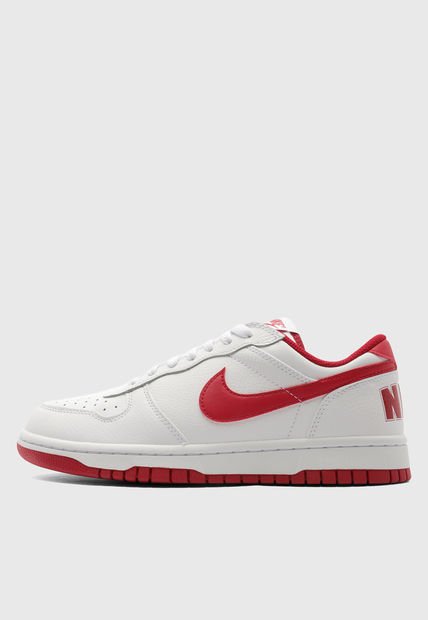 Tenis Lifestyle Blanco-Rojo NIKE Big Low