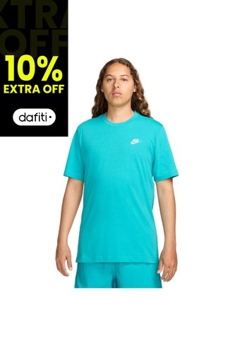 Camiseta Nike Sportswear Club-Celeste Nike