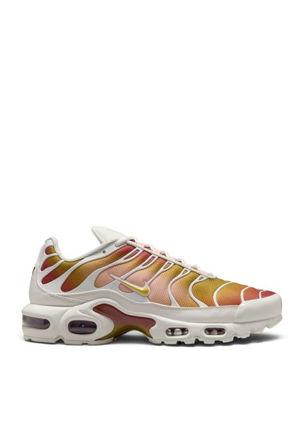 Tenis Nike Air Max Plus Mujer-Blanco/Naranja