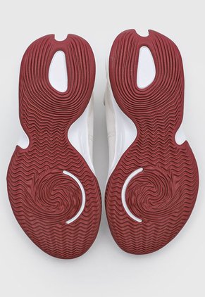 Tenis Basketball Blanco-Vino Tinto-Marfil Nike Renew Elevate III