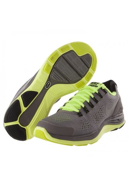 Running Nike Gris-Verde Neón