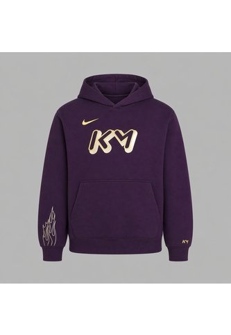 Buzo Nike Niño Kylian Mbappé Club Fleece - Morado - Fútbol | Uso Casual Y Entrenamiento Nike