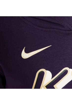 Buzo Nike Niño Kylian Mbappé Club Fleece - Morado - Fútbol | Uso Casual Y Entrenamiento