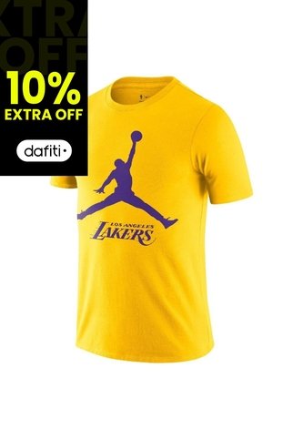 Camiseta Nike Los Angeles Lakers Essential-Amarillo Nike