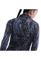 Camiseta Manga Larga Nike Swift Mujer-Negro/Gris de Nike