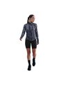 Camiseta Manga Larga Nike Swift Mujer-Negro/Gris de Nike
