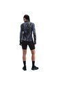 Camiseta Manga Larga Nike Swift Mujer-Negro/Gris de Nike