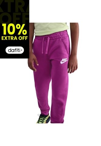 Pantalon Nike Sportswear Club Fleece Niña-Fucsia Nike