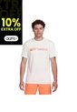 Camiseta Nike Dri Fit Tee Run-Blanco de Nike