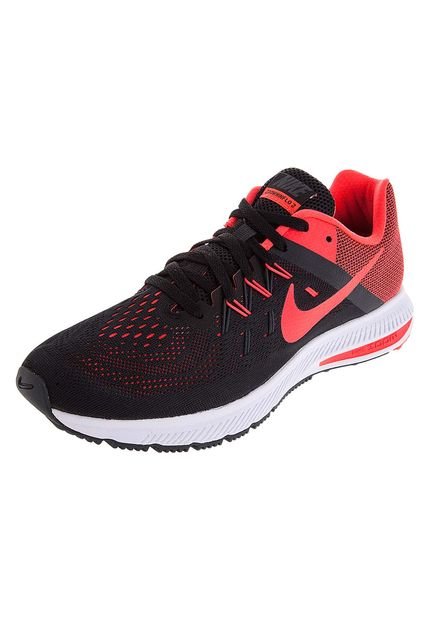 Running Negro-Coral Neón Nike ZOOM WINFLO 2