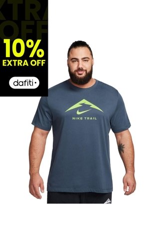 Camiseta Nike Dri Fit Tee Trail-Azul Nike