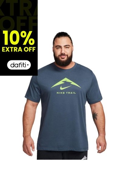 Camiseta Nike Dri Fit Tee Trail-Azul