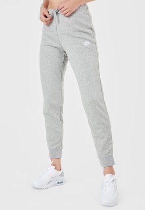 Jogger Gris-Blanco Nike Sportswear Club Fleece