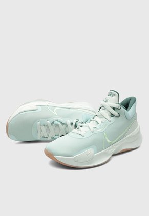 Tenis Basketball Verde Menta-Verde Claro-Verde Nike Renew Elevate 3