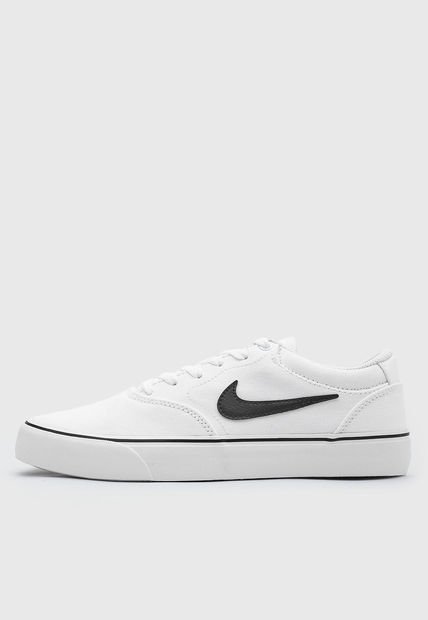 Tenis Skateboarding Blanco-Negro Nike SB Chron 2 Canvas