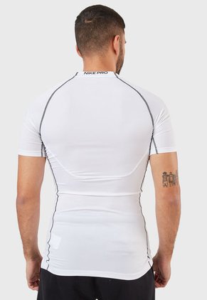 Camiseta Blanco-Negro Nike Pro Dri-FIT