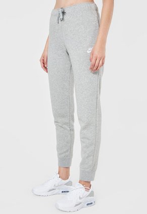 Jogger Gris-Blanco Nike Sportswear Club Fleece
