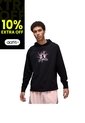 Hoodie Nike Dri Fit Graphic Fleece Pullover-Negro de Nike