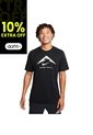 Camiseta Nike Dri Fit Tee Trail-Negro de Nike