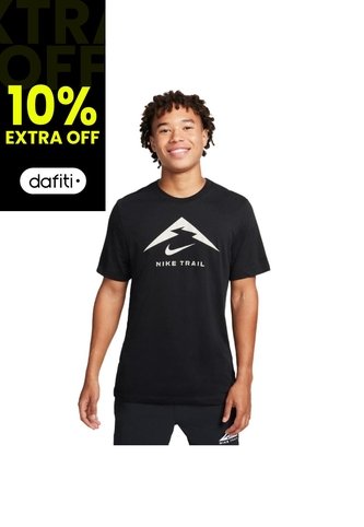 Camiseta Nike Dri Fit Tee Trail-Negro Nike