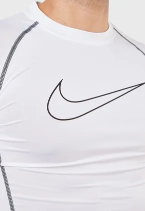 Camiseta Blanco-Negro Nike Pro Dri-FIT