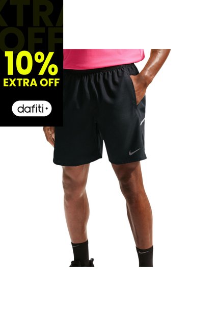 Pantaloneta Nike Miler 7Ul Hombre-Negro