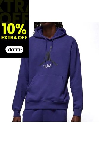 Hoodie Jordan Brand Ess Fleece Baseline-Purpura Nike