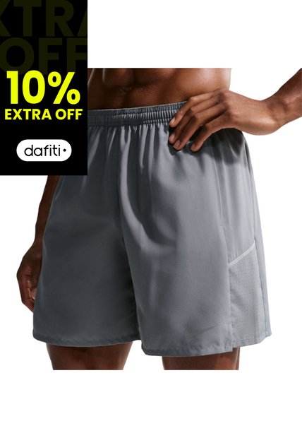 Pantaloneta Nike Miler 7Ul Hombre-Gris