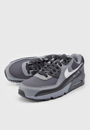 Tenis Lifestyle Negro-Gris-Blanco Nike Air Max 90 GORE-TEX