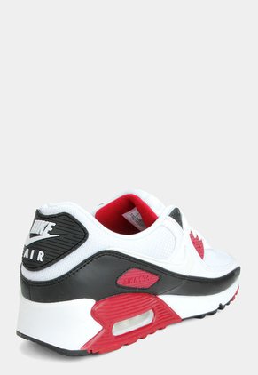 Tenis Lifestyle Blanco-Negro-Rojo Nike Air max 90