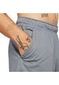 Pantaloneta Nike Dri Fit Totalyty Knit 9”-Gris de Nike