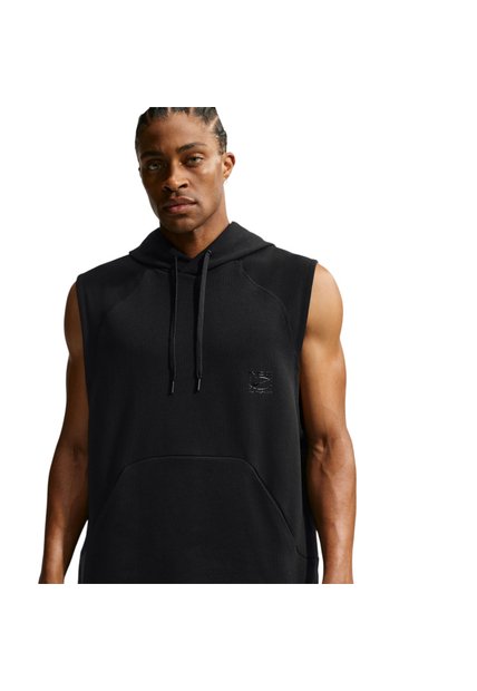 Hoodie Sin Mangas Nike Nac Hombre-Negro