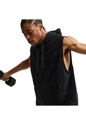 Hoodie Sin Mangas Nike Nac Hombre-Negro
