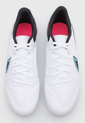 Guayo Blanco-Negro-Turquesa Nike Tiempo Legend 9 Club FG/MG