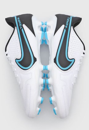 Guayo Blanco-Negro-Turquesa Nike Tiempo Legend 9 Club FG/MG